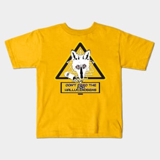 Don't feed the Trippy Dark Arts Fox Hallucinogens Kids T-Shirt